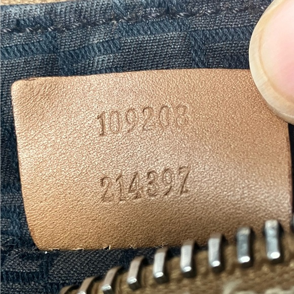 Gucci Hobo Bag Light Brown Leather/Canvas petite - Picture 8 of 10